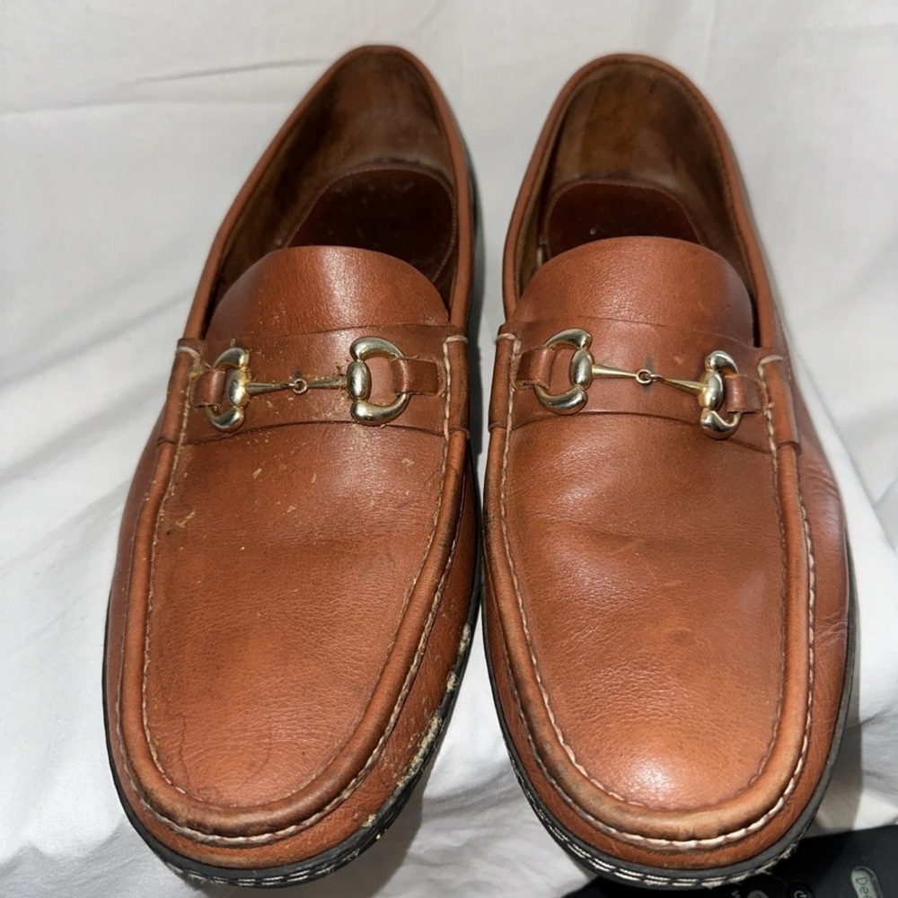 Handsewn Shoe Co. - Men's Brown Leather Bit Loafer  - Size US 13